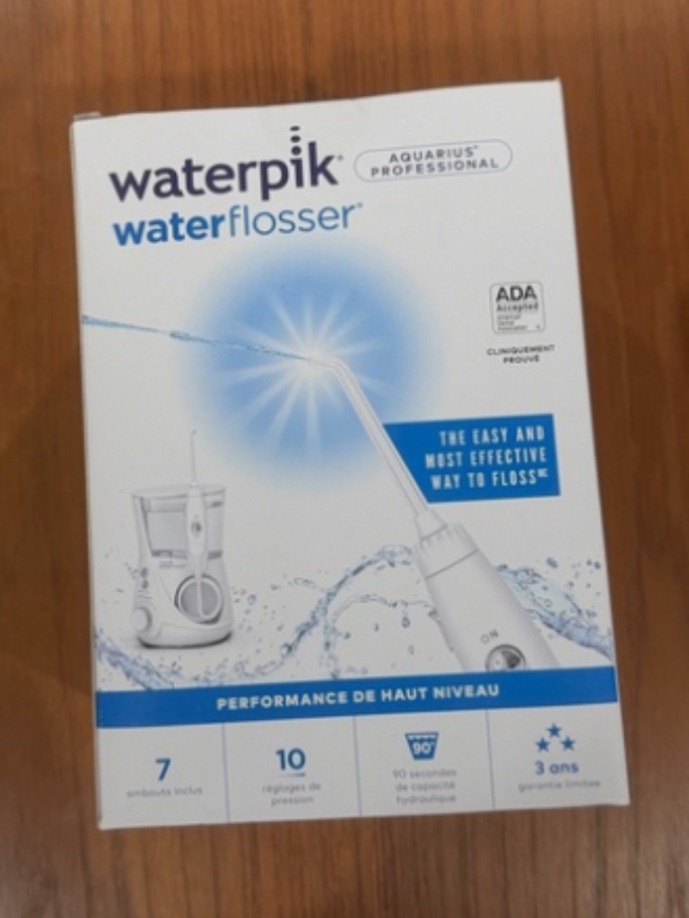 Waterpik Water Flosser in White and Gray
